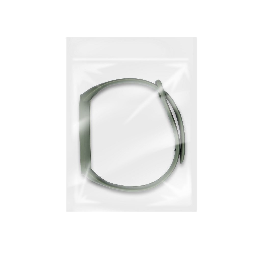 Strap silicone for smartband Xiaomi Mi Band 5 / 6 / 7 green (08)