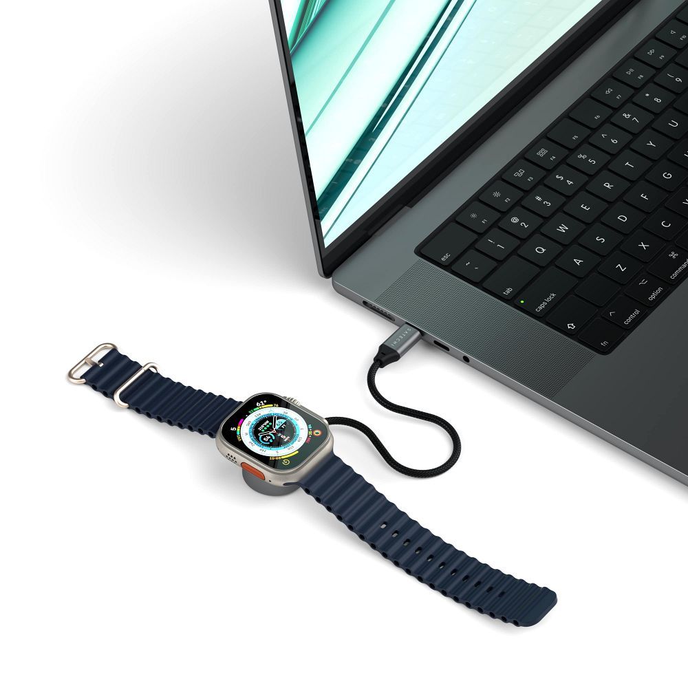 SATECHI charging cable Type C to APPLE Watch 5W ST-QCAWM 0,2 m space gray