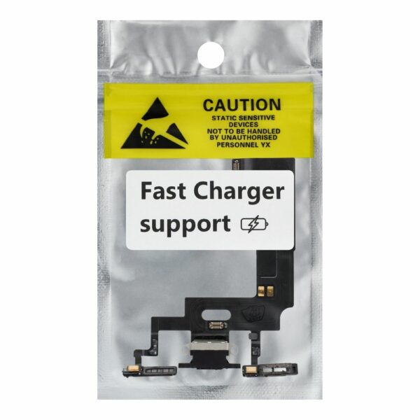 Charging flex USB for IPHONE XR black (used)