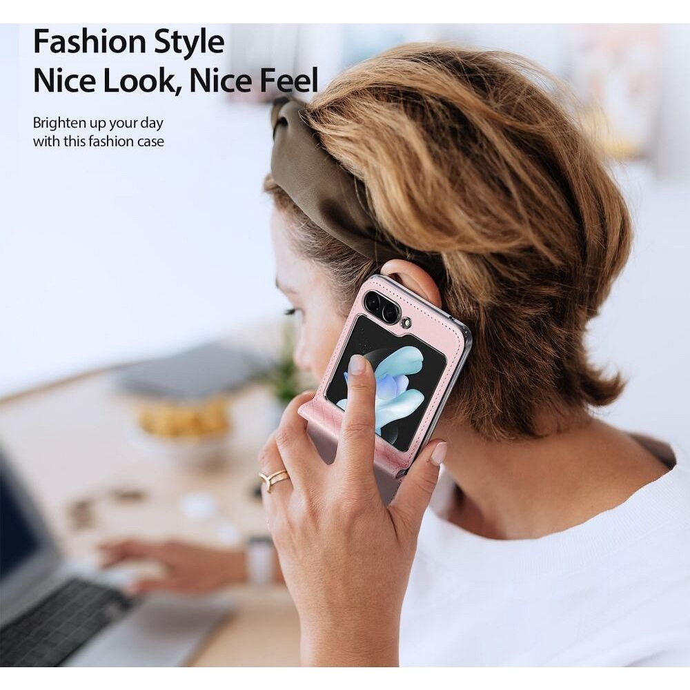 DUX DUCIS case BRIL for SAMSUNG Z Flip5 5G pink