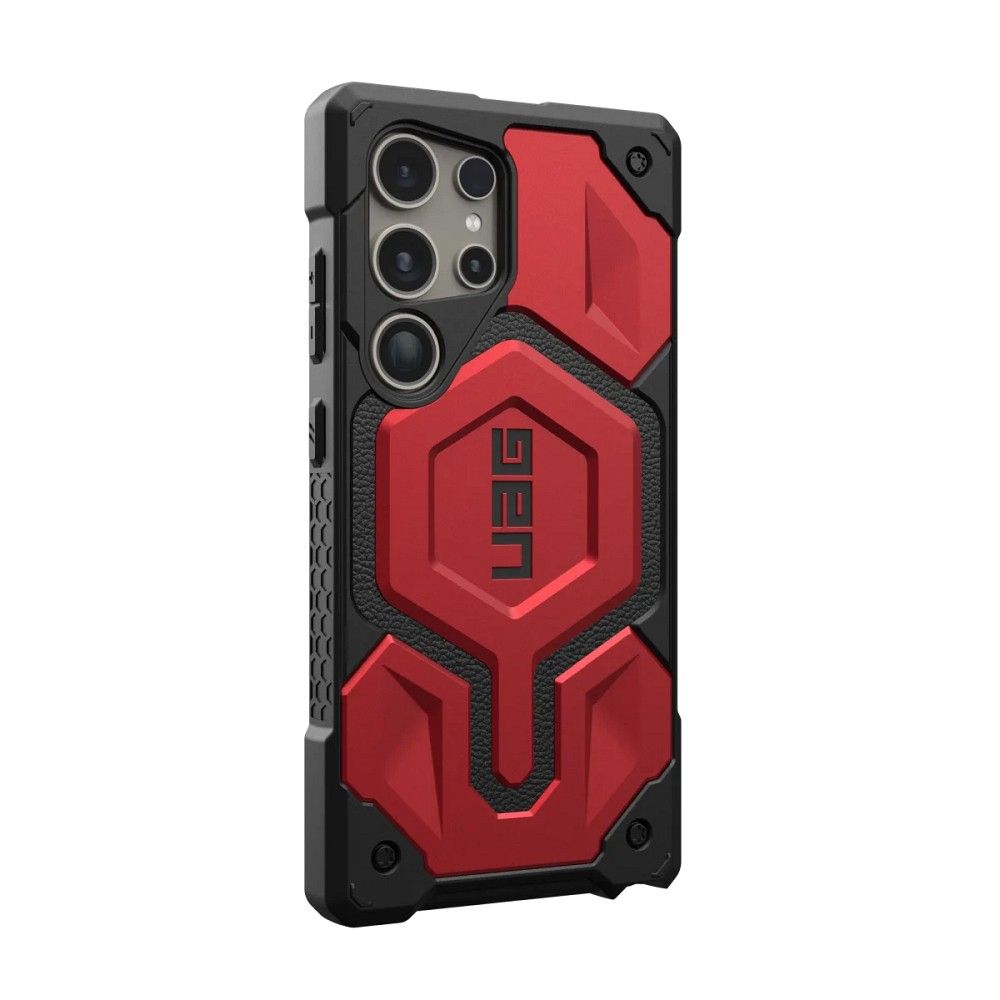 UAG Urban Armor Gear case MONARCH PRO with built-in magnet for SAMSUNG S24 Ultra 5G crimson
