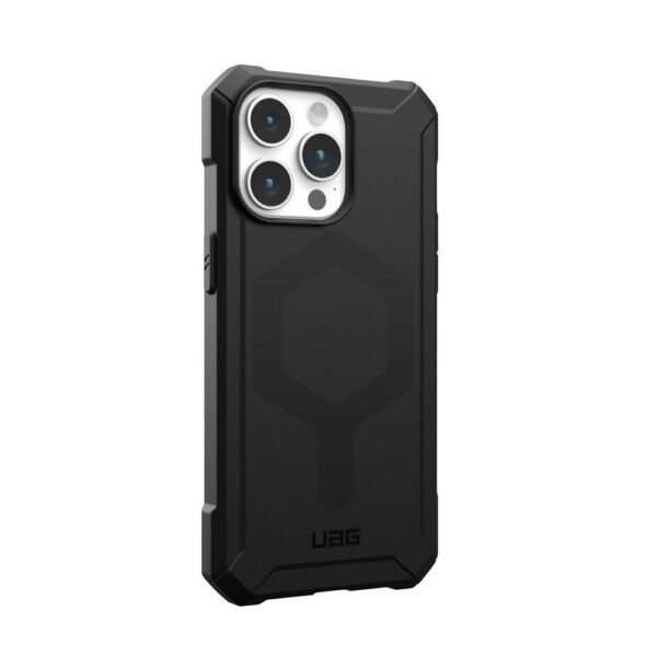 UAG Urban Armor Gear case ESSENTIAL compatible with MagSafe for IPHONE 15 Pro Max black