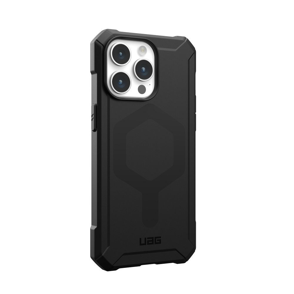 UAG Urban Armor Gear case ESSENTIAL compatible with MagSafe for IPHONE 15 Pro Max black