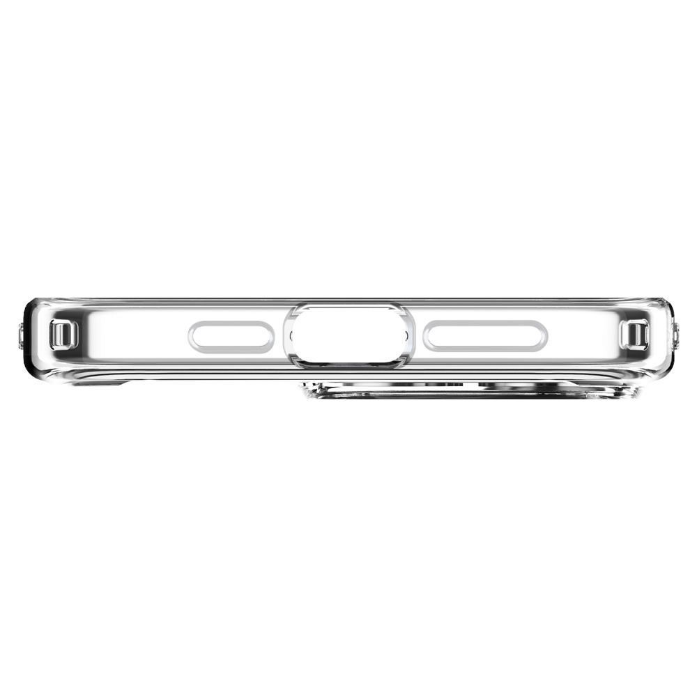 SPIGEN case ULTRA HYBRID MAG compatible with MagSafe for IPHONE 15 Pro zero one white