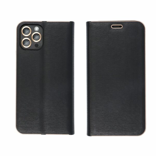 LUNA Book Gold for XIAOMI Redmi Note 14 PRO 5G / 14 PRO PLUS 5G black