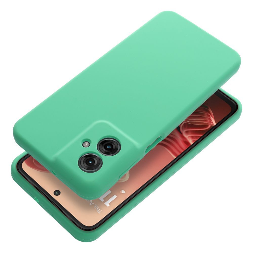 Case SILICONE 2mm for MOTOROLA G55 5G mint