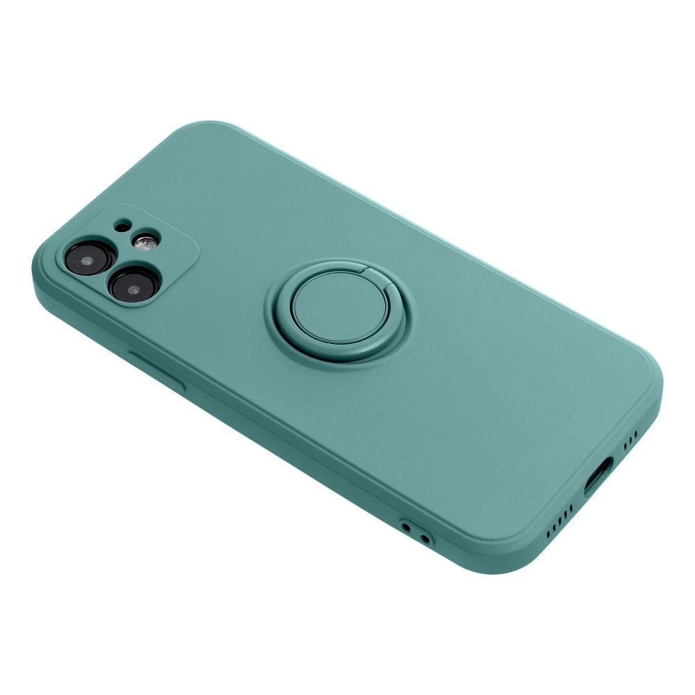 SILICONE RING case for SAMSUNG A53 5G green