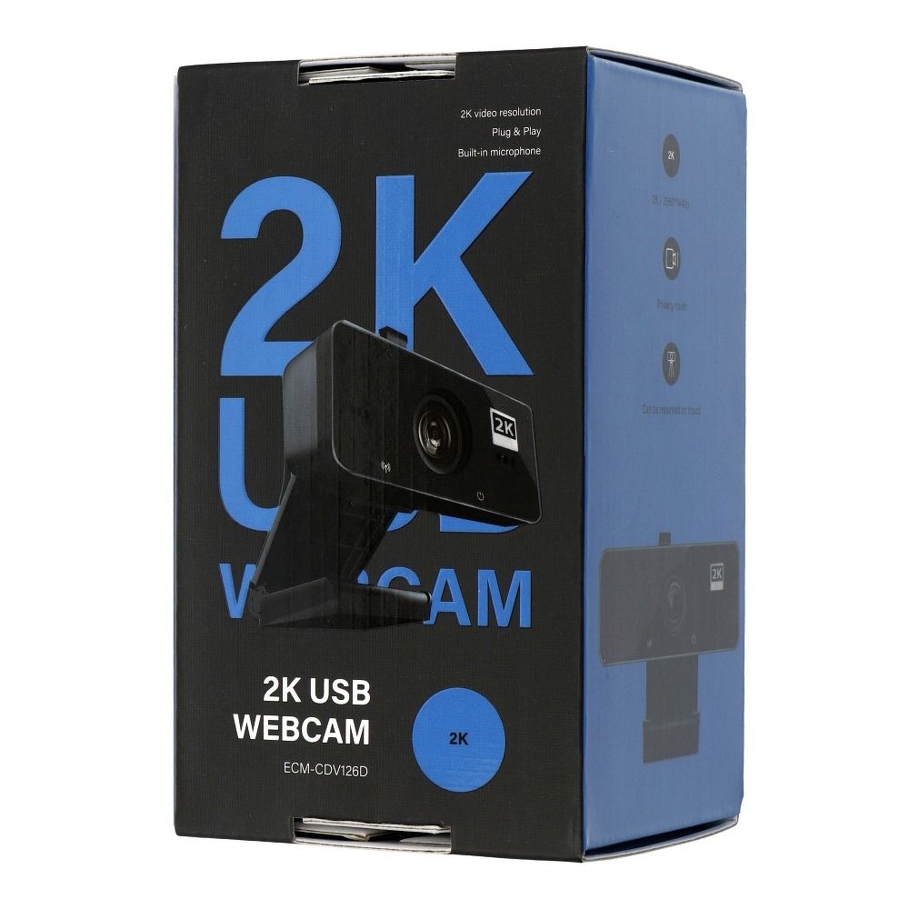 fecba4bc5882f444c2854f7289bf3c05 Webcam 2K 2560*1440/25fps ECM-CDV126D black