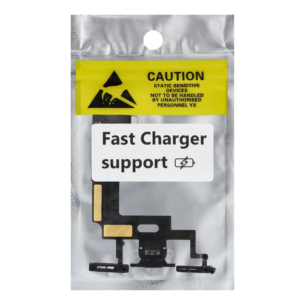 Charging flex USB for IPHONE XR black (used)