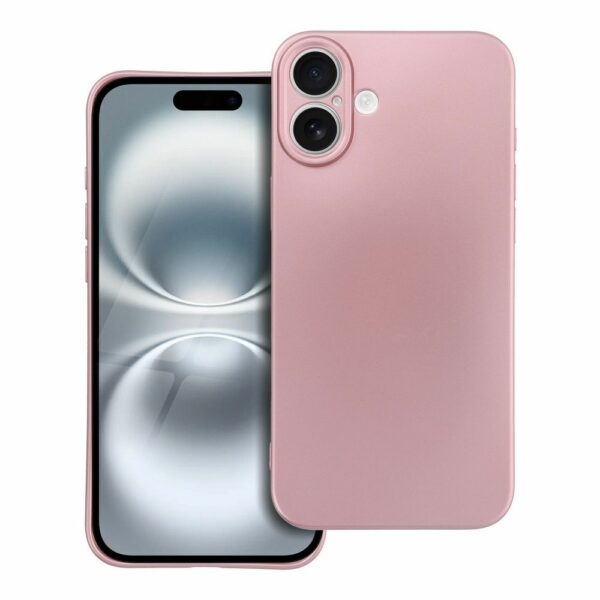 METALLIC Case for IPHONE 16 Plus pink