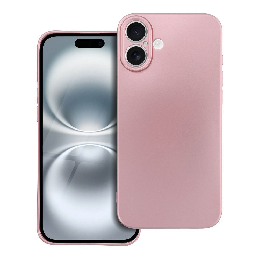 METALLIC Case for IPHONE 16 Plus pink