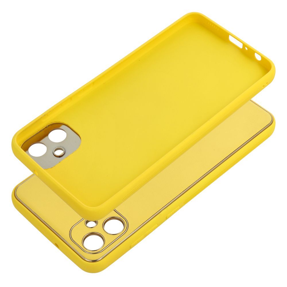 ff9129b84af952c7dbc6cb278684849f LEATHER case for SAMSUNG A05 yellow