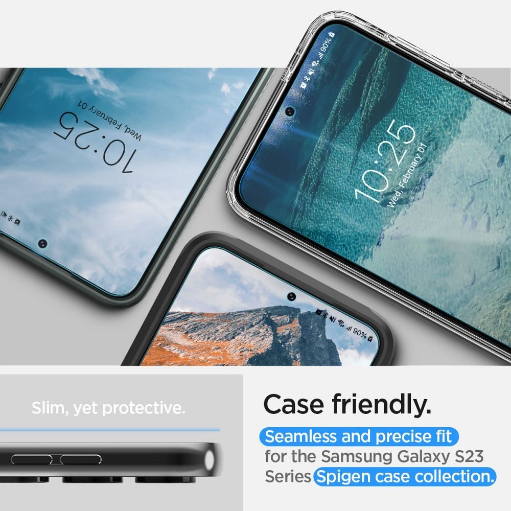 ffc64919f33143f222583afca615f598 SPIGEN hydrogel protector Neo Flex for SAMSUNG S23 2-pack transparent