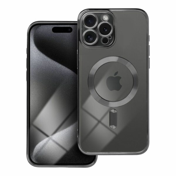 ELECTRO MAG COVER case compatible with MagSafe for IPHONE 15 Pro Max black