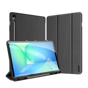 DUX DUCIS case DOMO foldable with pencil storage for SAMSUNG Tab S10 FE Plus black