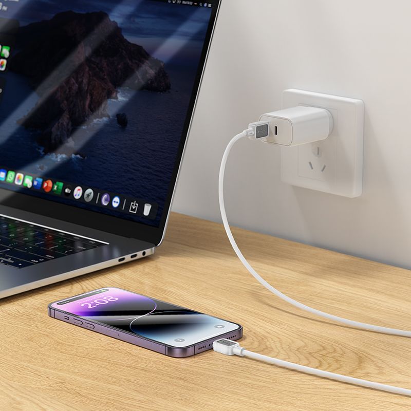 HOCO cable USB A to Lightning 2,4A X108 1 m white
