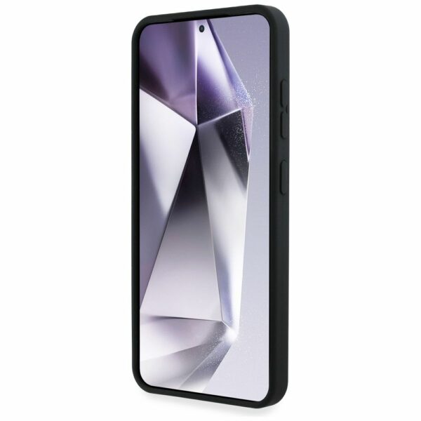KARL LAGERFELD case for SAMSUNG S25 KLHCS25SSCMSMVK (Silicone Sign Metal Logo) black
