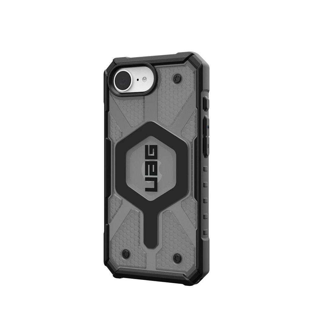 Θήκη UAG Pathfinder Clear MagSafe για iPhone 16e (Απόχρωση Άσπρης Στάχτης)