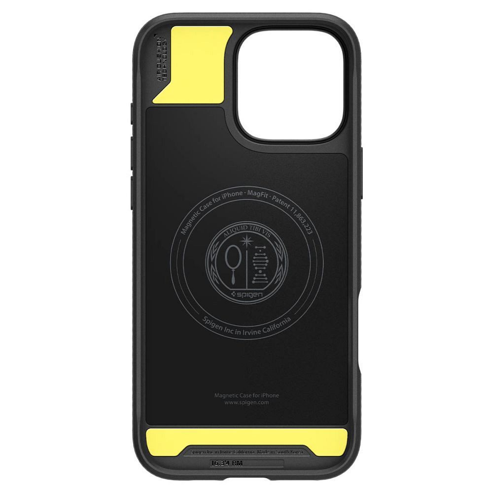 SPIGEN case RUGGED ARMOR MAG compatible with MagSafe for IPHONE 16 Pro matte black
