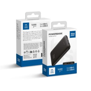 BLUE STAR powerbank 5000 mAh 2A W0539 black