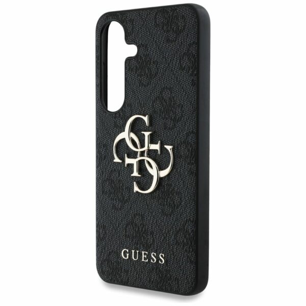 Θήκη Κινητού GUESS Samsung S25 GUHCS25S4GMGGR Δερματίνη Μαύρη με Λογότυπο