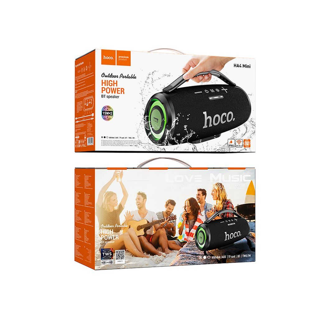 HOCO speaker bluetooth HA4 Mini black