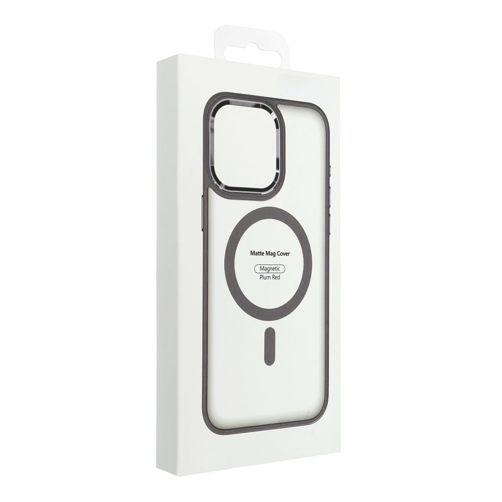 MATTE MAG COVER case compatible with MagSafe for IPHONE 15 Pro titanium