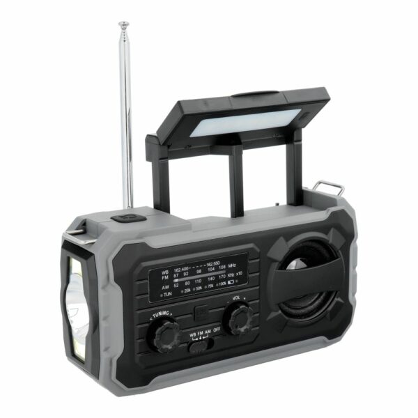 PRISTAR radio FM with flashlight 4000 mAh YX328 black