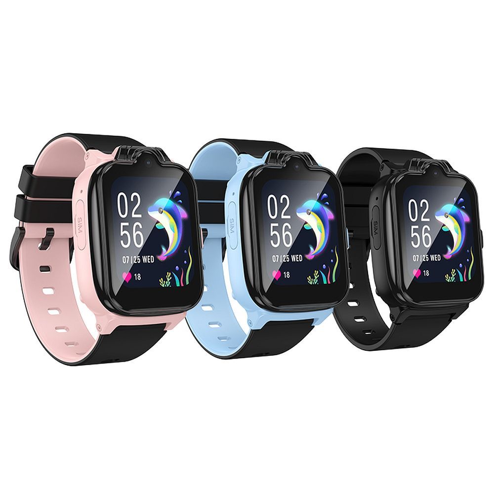 HOCO smartwatch for kids with call function 4G Y104 blue
