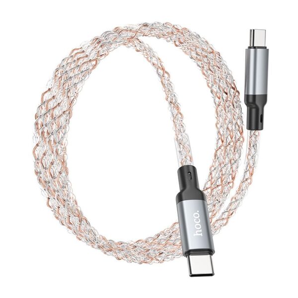 HOCO cable Type C to Type C 3A 60W U112 1 m gray