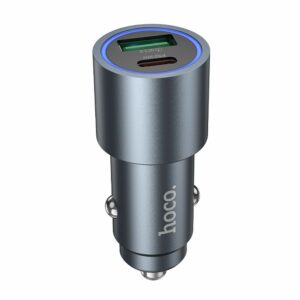 HOCO car charger USB A + Type C PD QC3.0 48W Z60 black