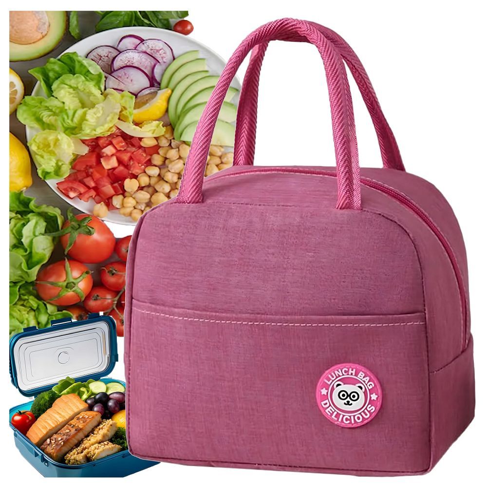 Lunch box thermal insulating bag RC-K-1079 pink