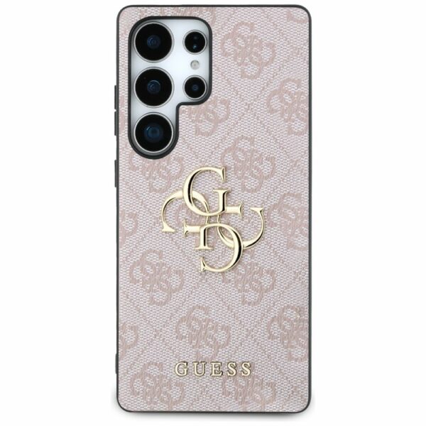 Θήκη Κινητού GUESS για Samsung S25 Ultra Ροζ Λογότυπο (4G PU) GUHCS25L4GMGPI
