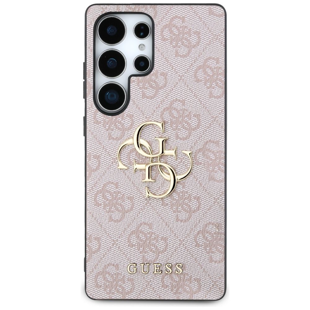Θήκη Κινητού GUESS για Samsung S25 Ultra Ροζ Λογότυπο (4G PU) GUHCS25L4GMGPI