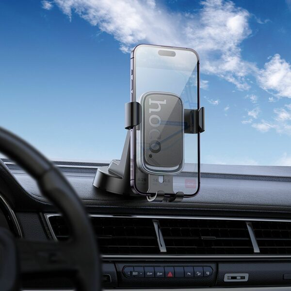 HOCO gravity car holder for dashboard H81 black metal gray