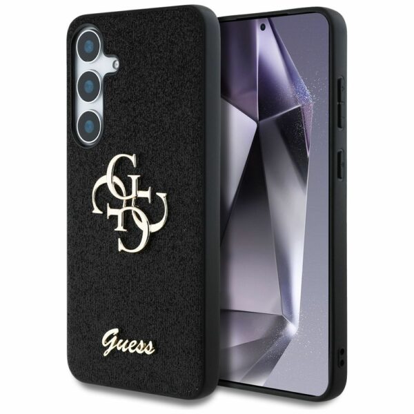 Θήκη Κινητού GUESS Samsung S25 Glitter Big 4G Μαύρη