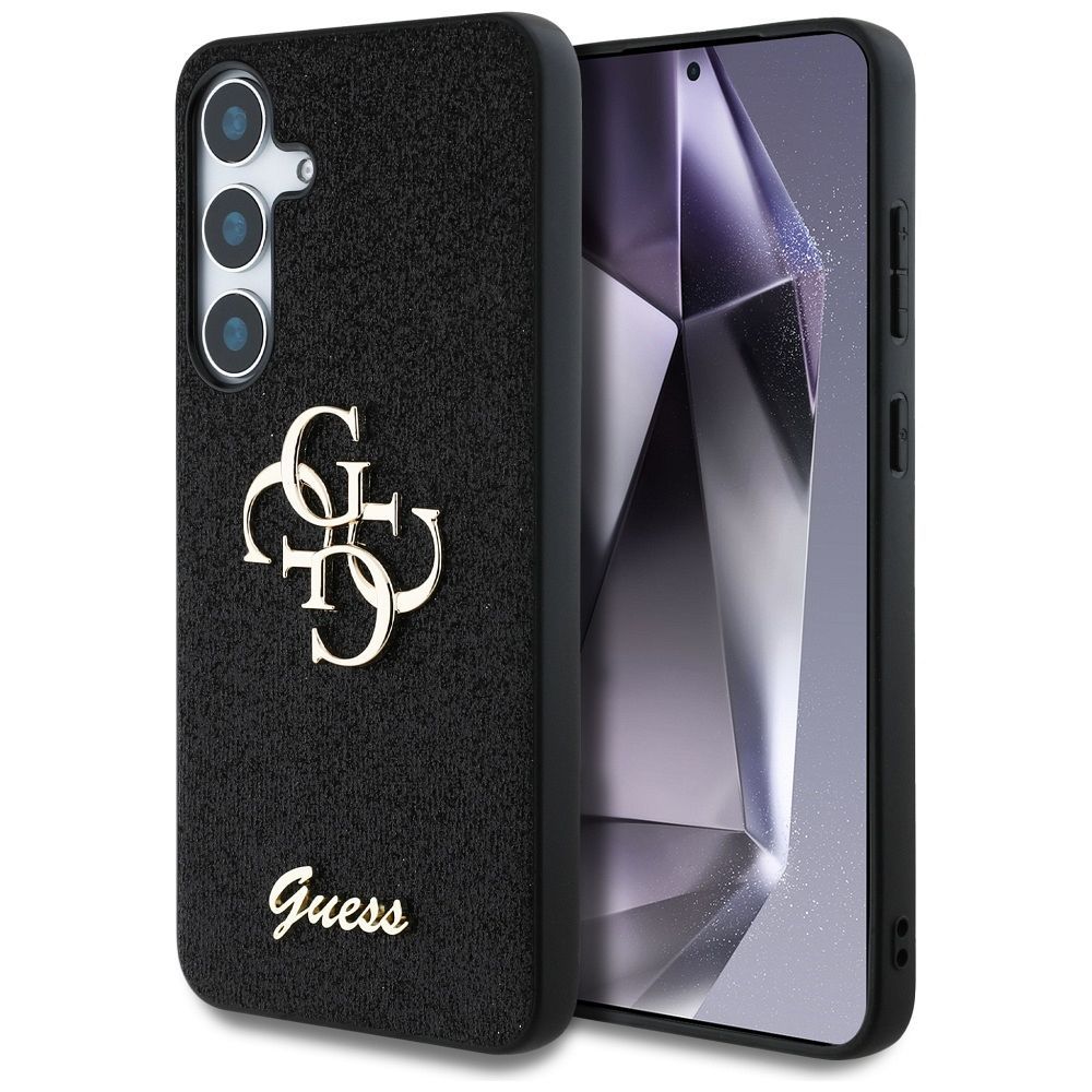 Θήκη Κινητού GUESS Samsung S25 Glitter Big 4G Μαύρη