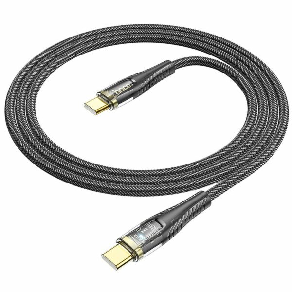 HOCO cable Type C to Type C 3A 60W U121 1,2 m black