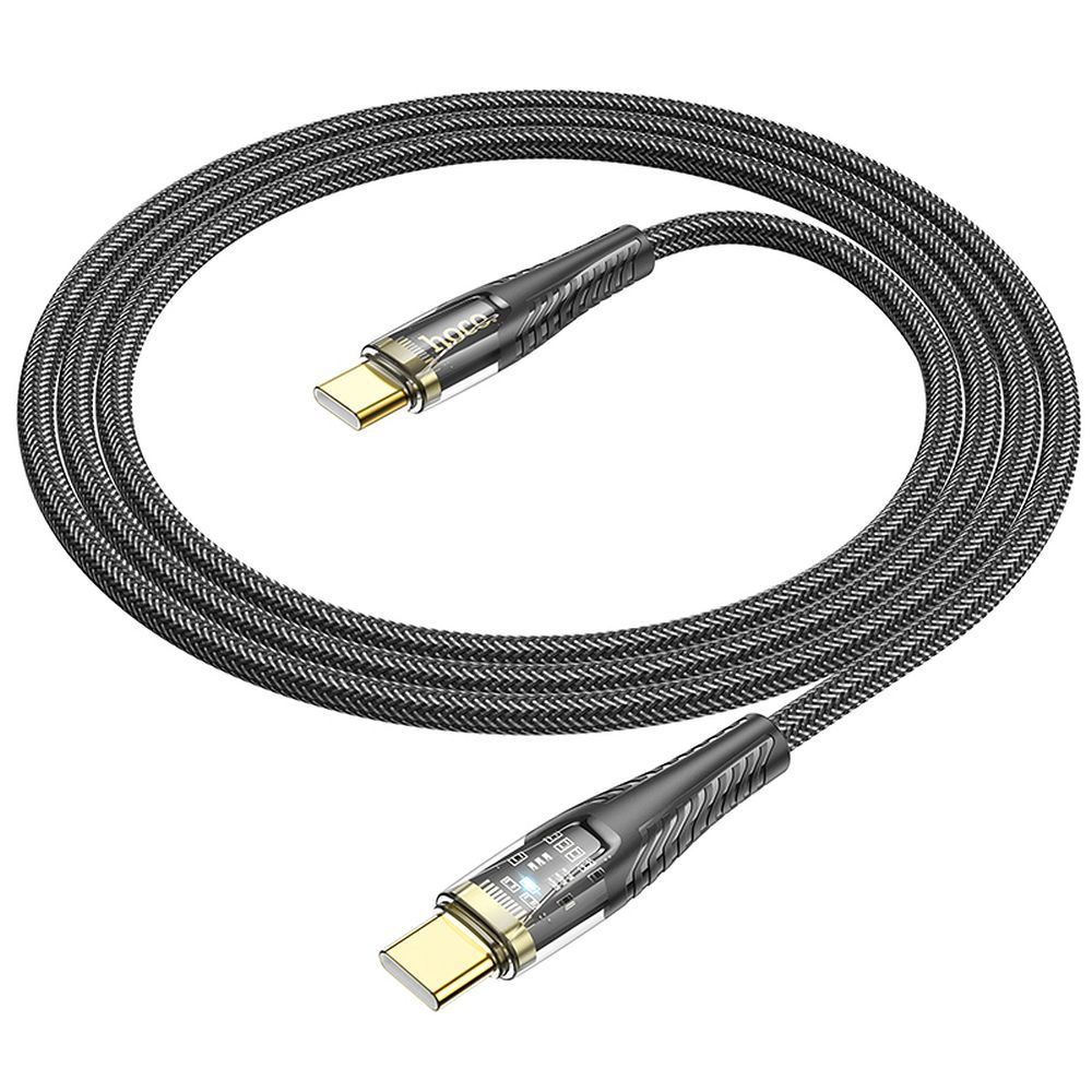 HOCO cable Type C to Type C 3A 60W U121 1,2 m black
