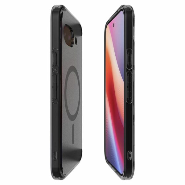 SPIGEN case ULTRA HYBRID MAG compatible with MagSafe for GOOGLE PIXEL 9A frost black