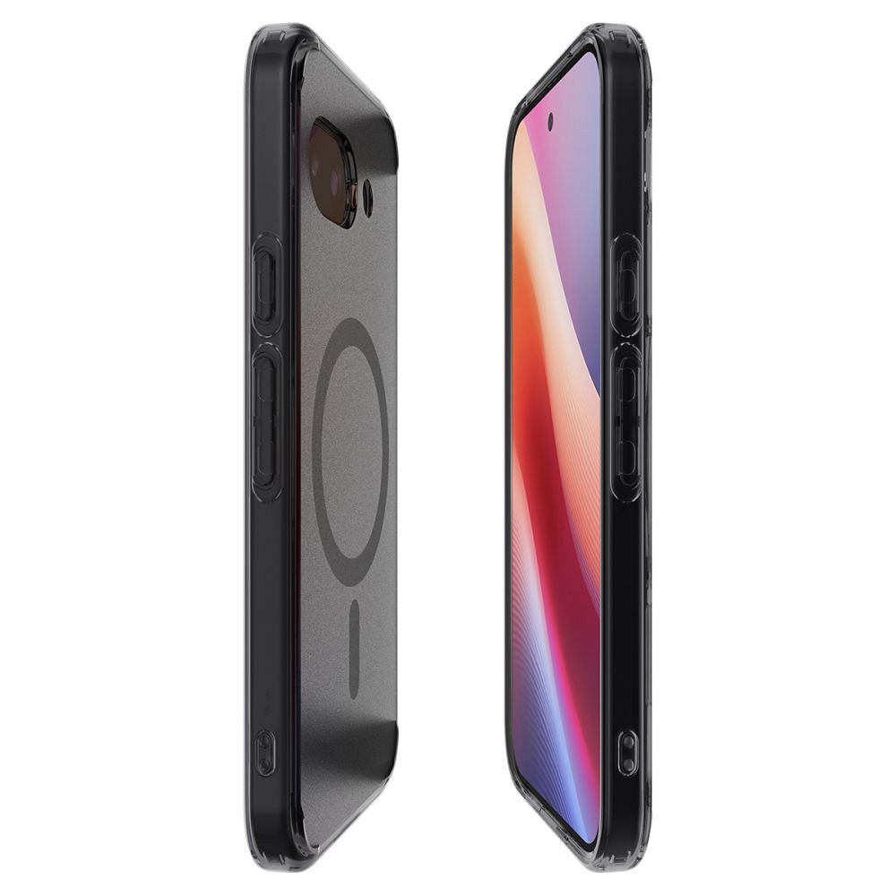 SPIGEN case ULTRA HYBRID MAG compatible with MagSafe for GOOGLE PIXEL 9A frost black