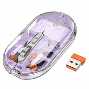 HOCO computer wireless mouse dual-mode SILENT 2,4G 1600 dpi GM35 romantic purple