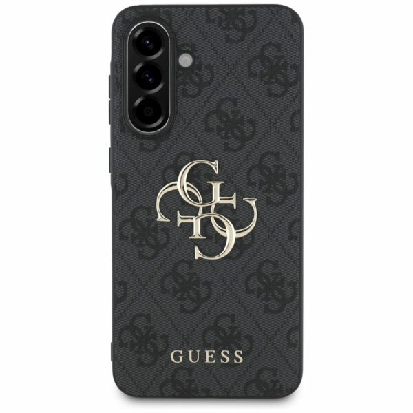 GUESS case for SAMSUNG A56 GUHCSA564GMGGR (4G PU Big Logo) black
