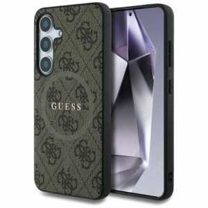 Θήκη Κινητού GUESS SAMSUNG S25 Plus Magnetic PU 4G Ring Classic Logo Καφέ