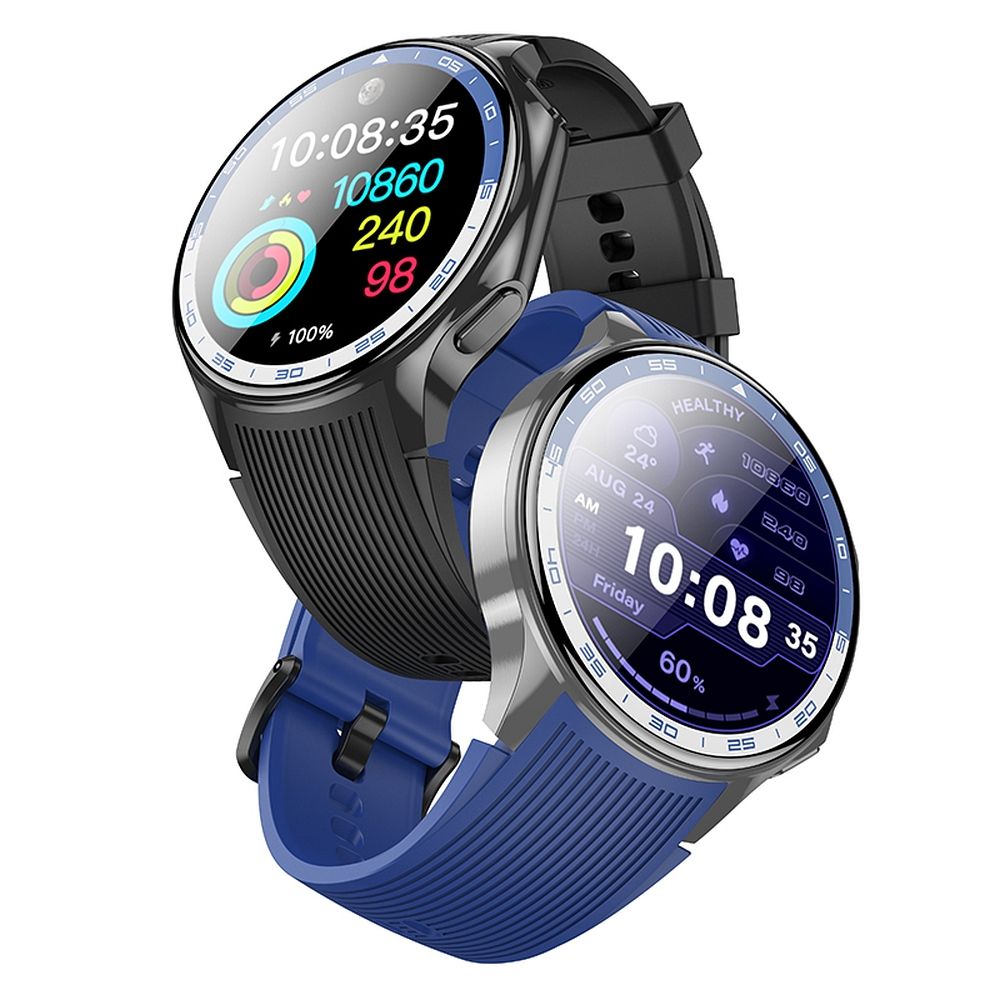 HOCO smartwatch with call function AMOLED Y24 silver