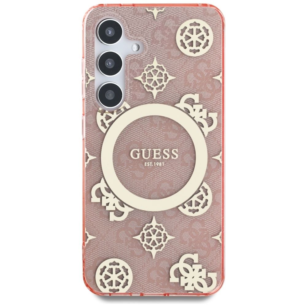 Θήκη Κινητού GUESS Samsung S25 Magnetic Peony Ροζ