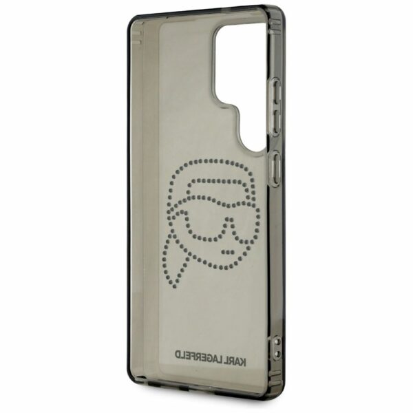 KARL LAGERFELD case for SAMSUNG S25 Ultra KLHCS25LHKHDCELK (IML Rhinestones K Head) black