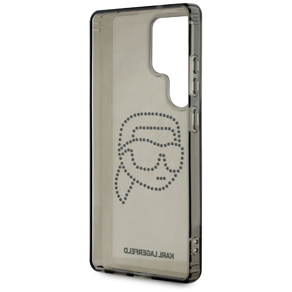 KARL LAGERFELD case for SAMSUNG S25 Ultra KLHCS25LHKHDCELK (IML Rhinestones K Head) black