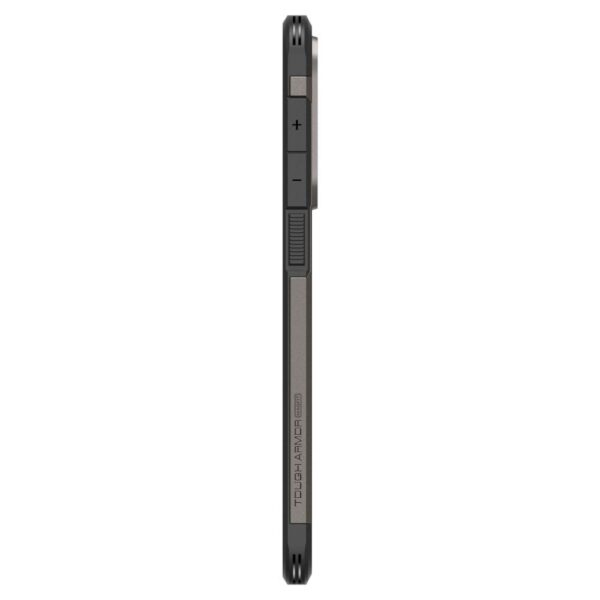 SPIGEN case TOUGH ARMOR compatible with MagSafe for SAMSUNG S25 Edge gunmetal