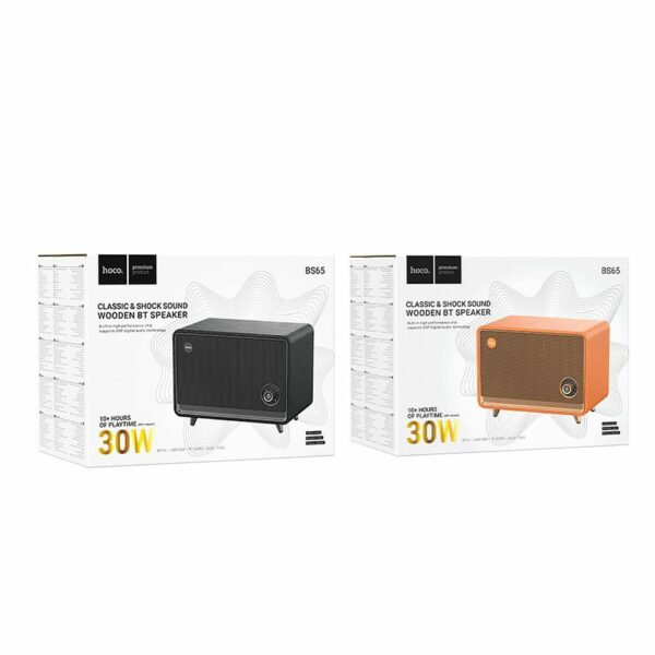HOCO speaker bluetooth retro style BS65 orange
